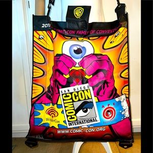 🔥JUSTICE LEAGUE swag bag SD2011 exclusive San Diego Comic Con Geoff Johns Lee